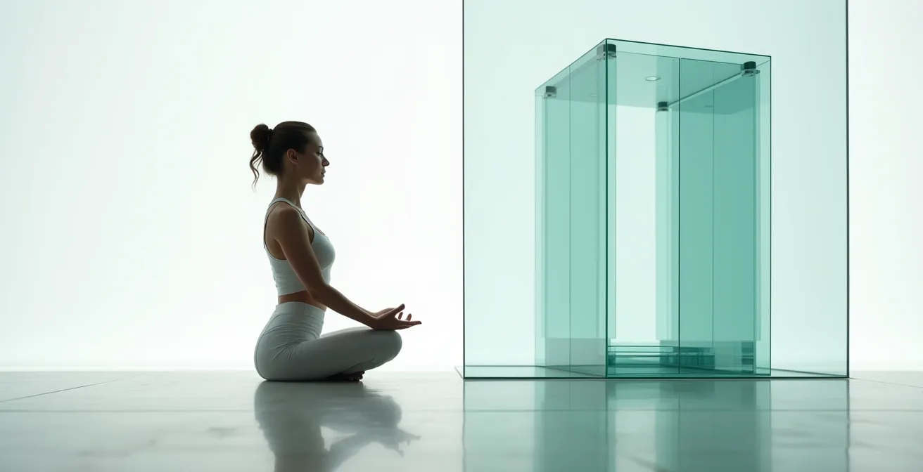 Anatomische Darstellung der Beckenboden-Fahrstuhl-Metapher