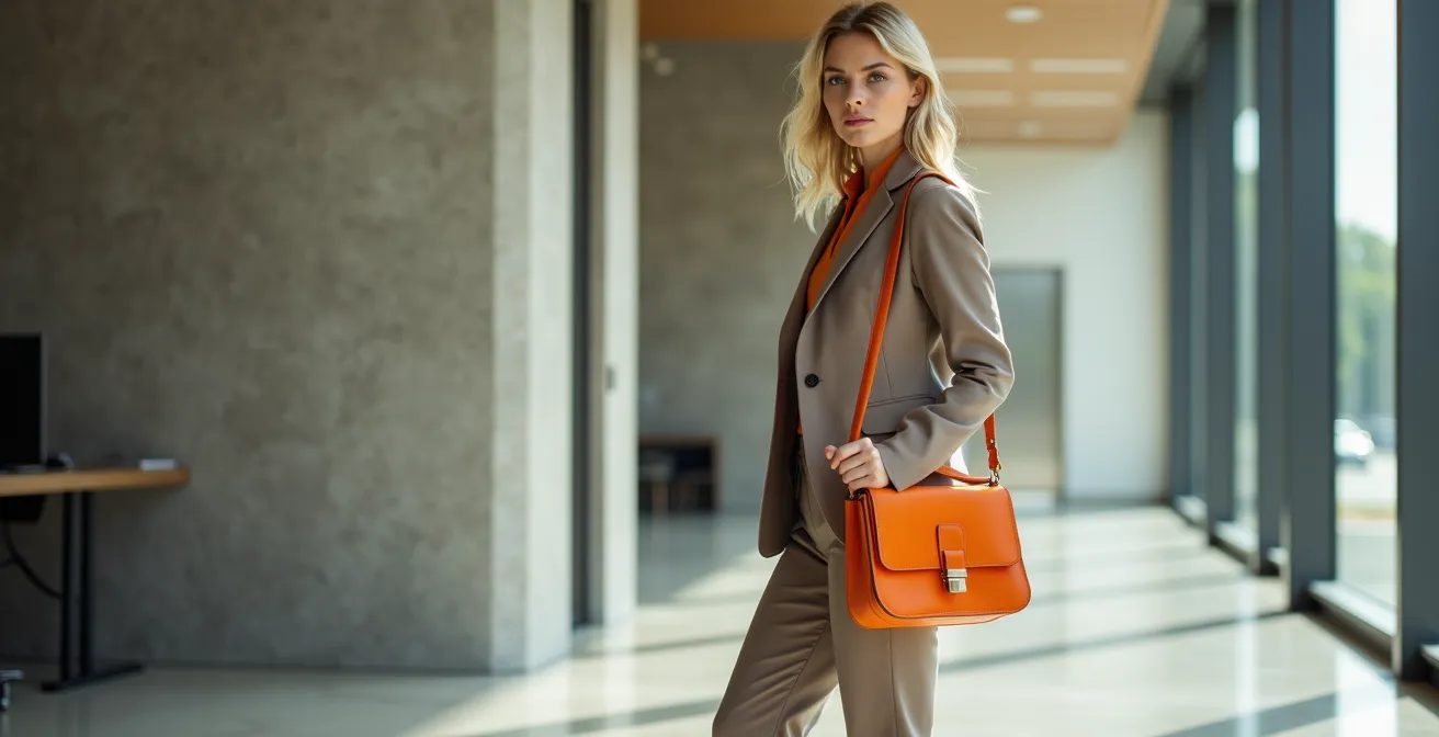 Transformation eines Fashion Week Looks für das Büro