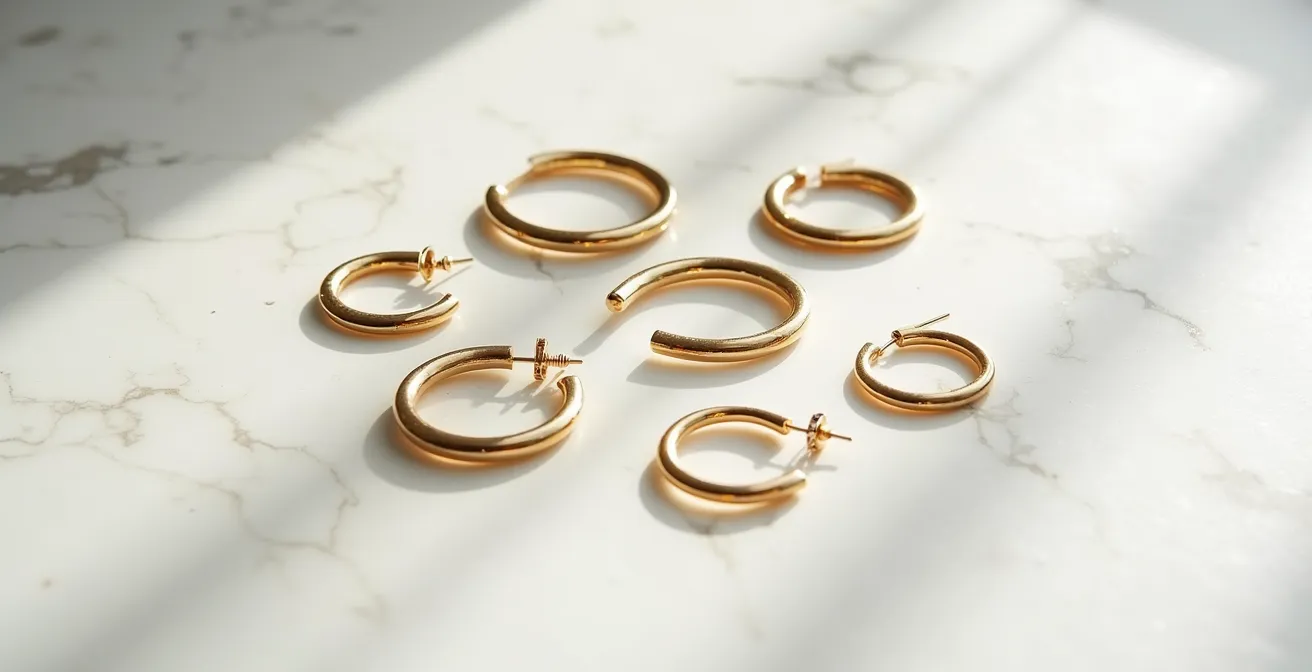 Kontext-Matrix zeigt passende Ohrringe für verschiedene Anlässe