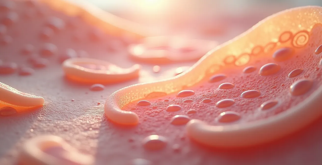 Heilungsprozess nach Kaiserschnitt in verschiedenen Phasen