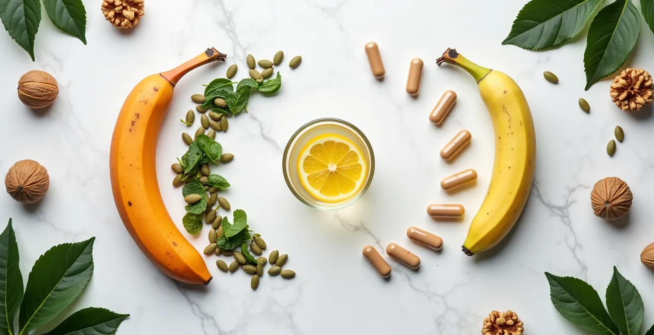 Grafische Darstellung der zyklusangepassten Supplementierung mit Magnesium und Vitamin B6